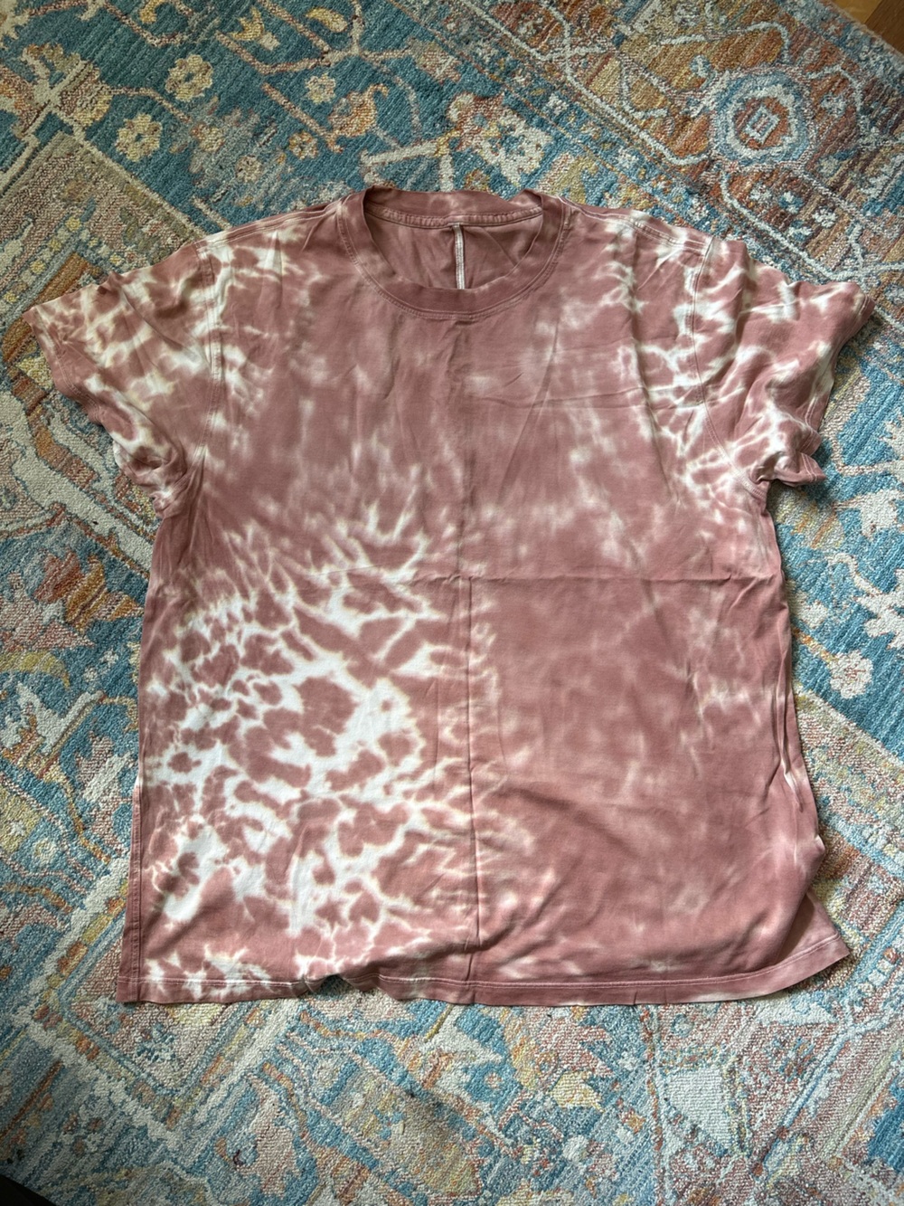 lululemon athletica Mauve Pink Tie-Dye Short Sleeve Tee
